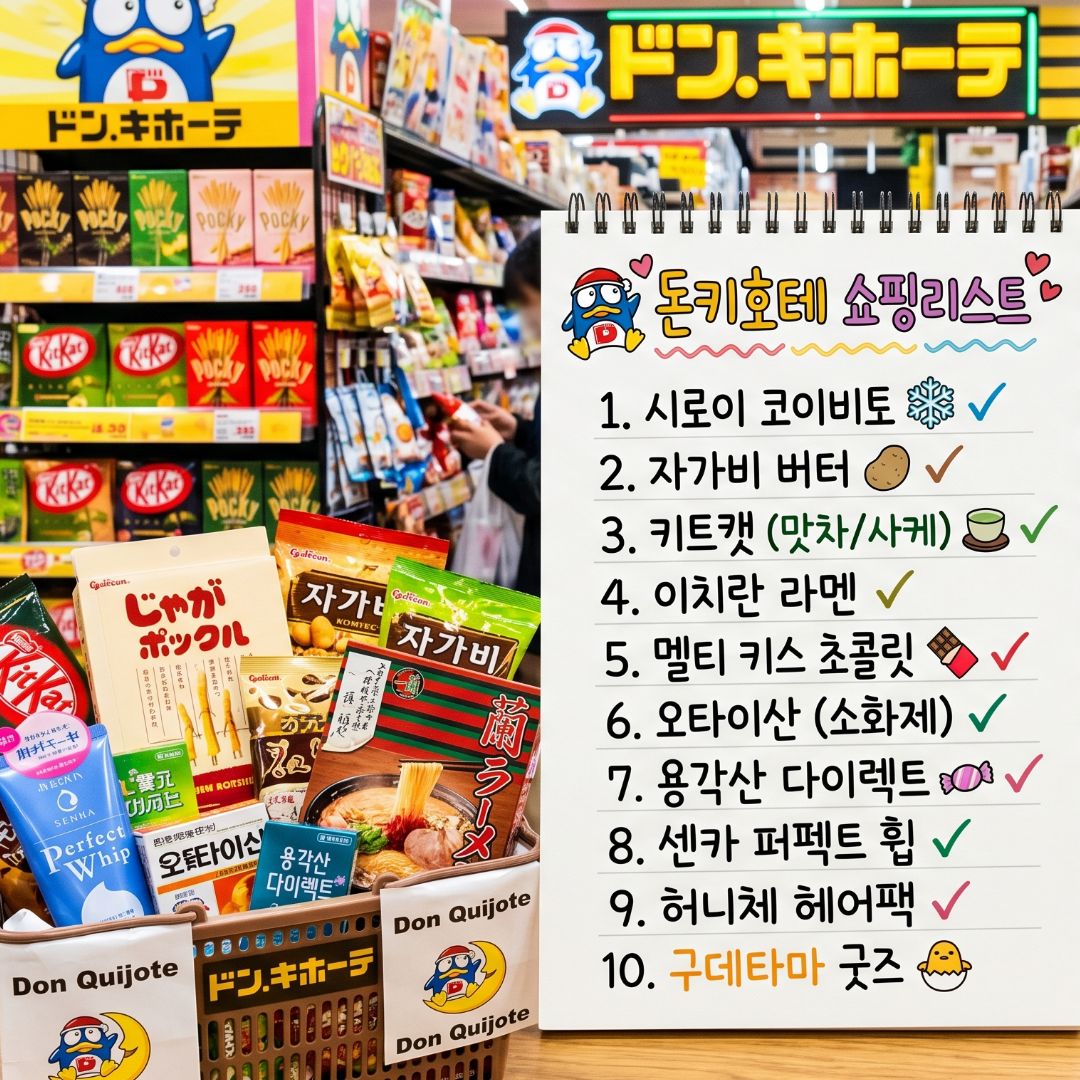 일본 돈키호테 쇼핑리스트 일본 돈키호테 쇼핑리스트