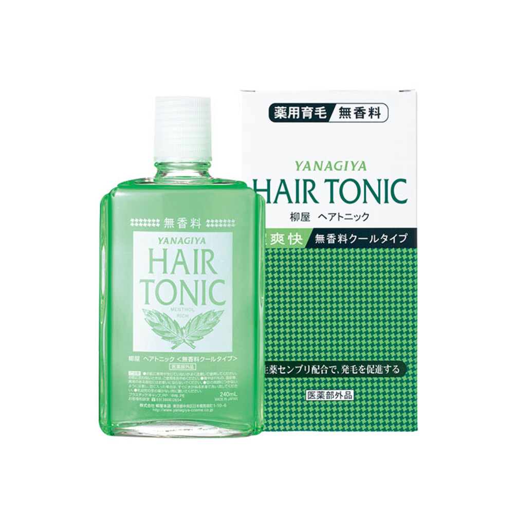 야나기야 헤어토닉 무향료 쿨 타입 240ml