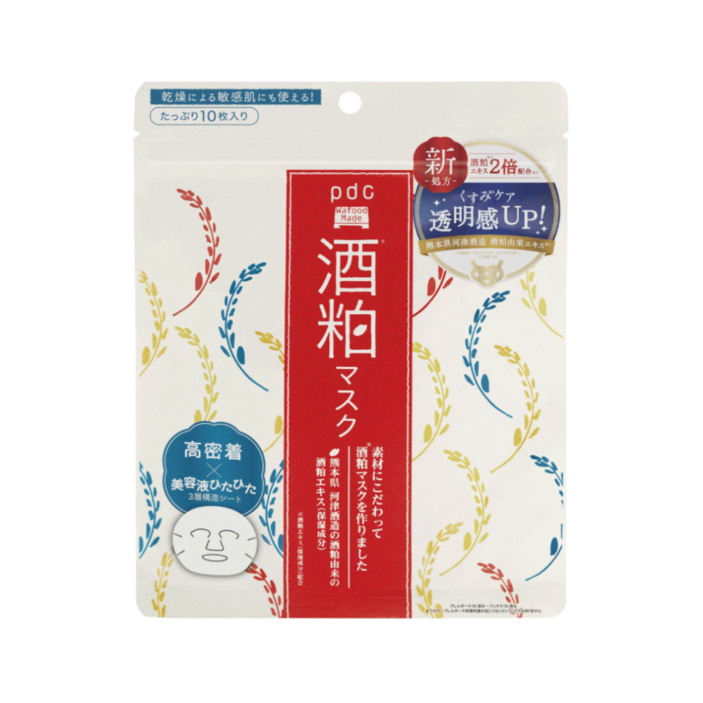 PDC 와푸드메이드 술지게미 마스크팩 10매