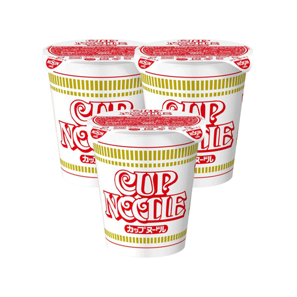 닛신 컵누들 오리지널 컵라면 3개 세트