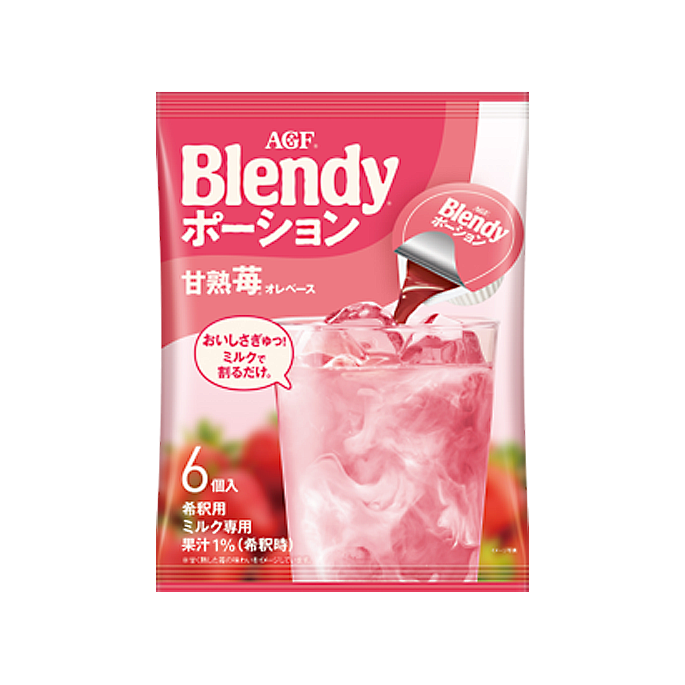 아지노모토 AGF 브랜디 포션 감숙딸기 오레 6개입
