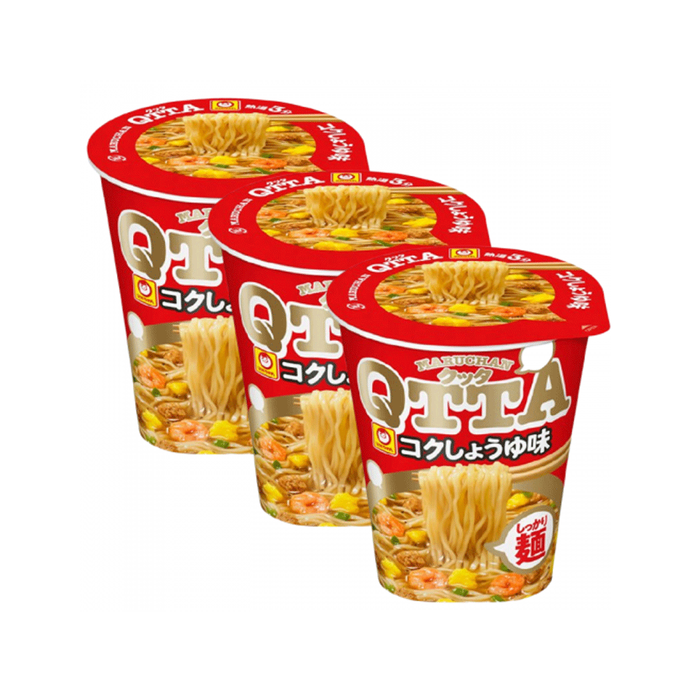 마루짱 QTTA 쿠타 진한 쇼유라멘 3개 세트