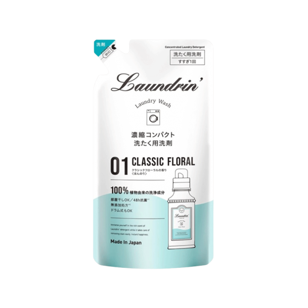 란도린 WASH 세탁 세제 농축액 플로럴 리필 360g