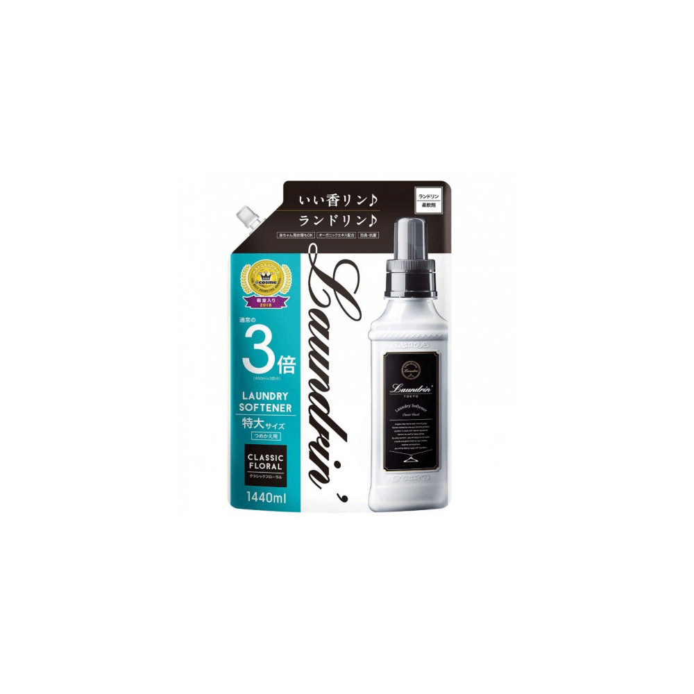란도린 섬유유연제 특대용량 클래식 플로랄 리필 1440ml