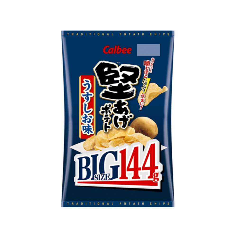 칼비 딱딱하게 튀긴 감자칩 우스시오맛 BIG