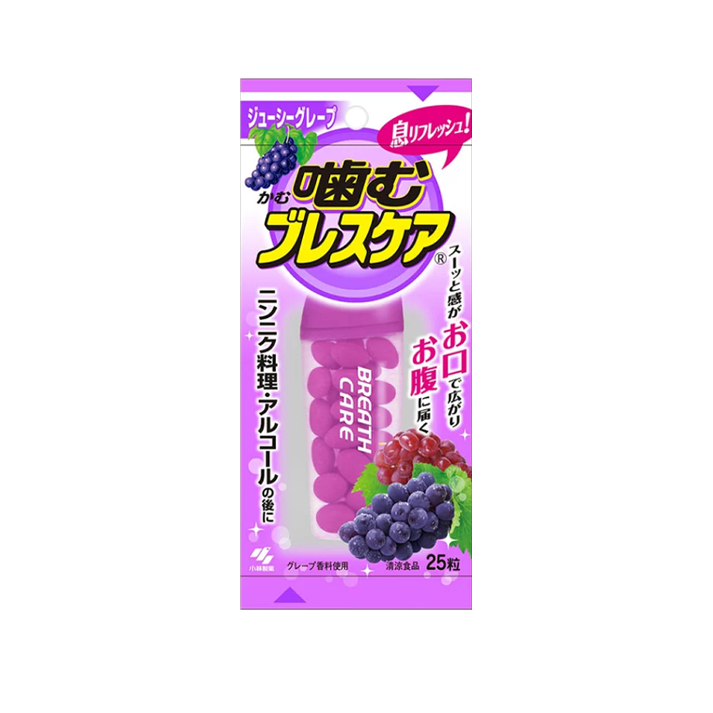 고바야시 씹는 브레스케어 젤리 포도향 25개입