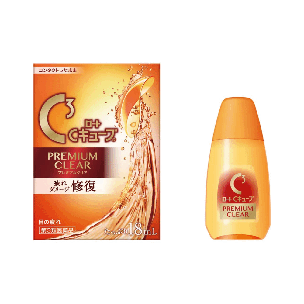 C큐브 프리미엄 클리어 안약 18ml