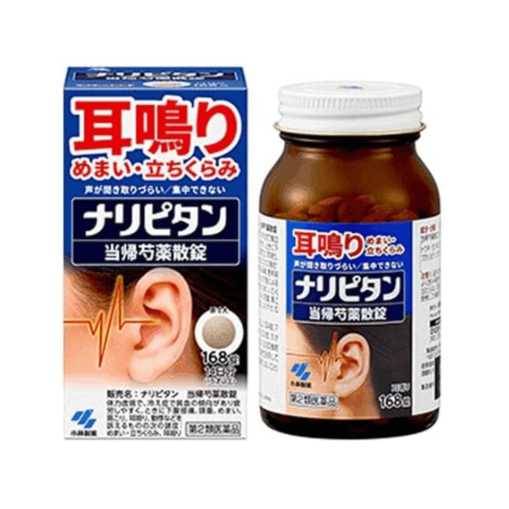 고바야시제약 나리피탄 당귀 작약 이명약 168정