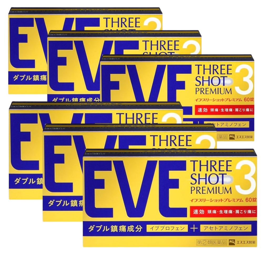 이브 진통제 쓰리샷 프리미엄 60정, 6개 세트
