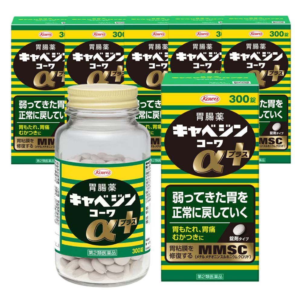 카베진 코와 알파 플러스 300정, 6개 세트