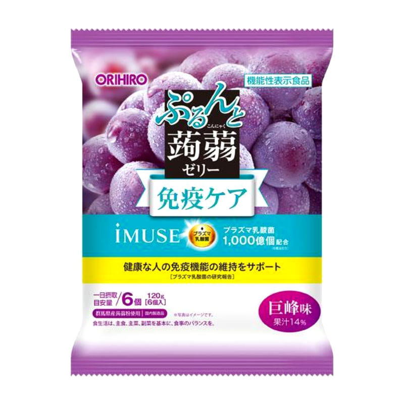 오리히로 곤약젤리 유산균 거봉 6개입 1+1