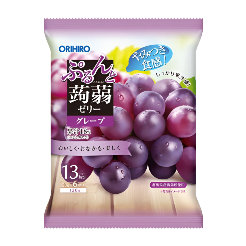오리히로 곤약젤리 파우치 포도맛 6개입 1+1