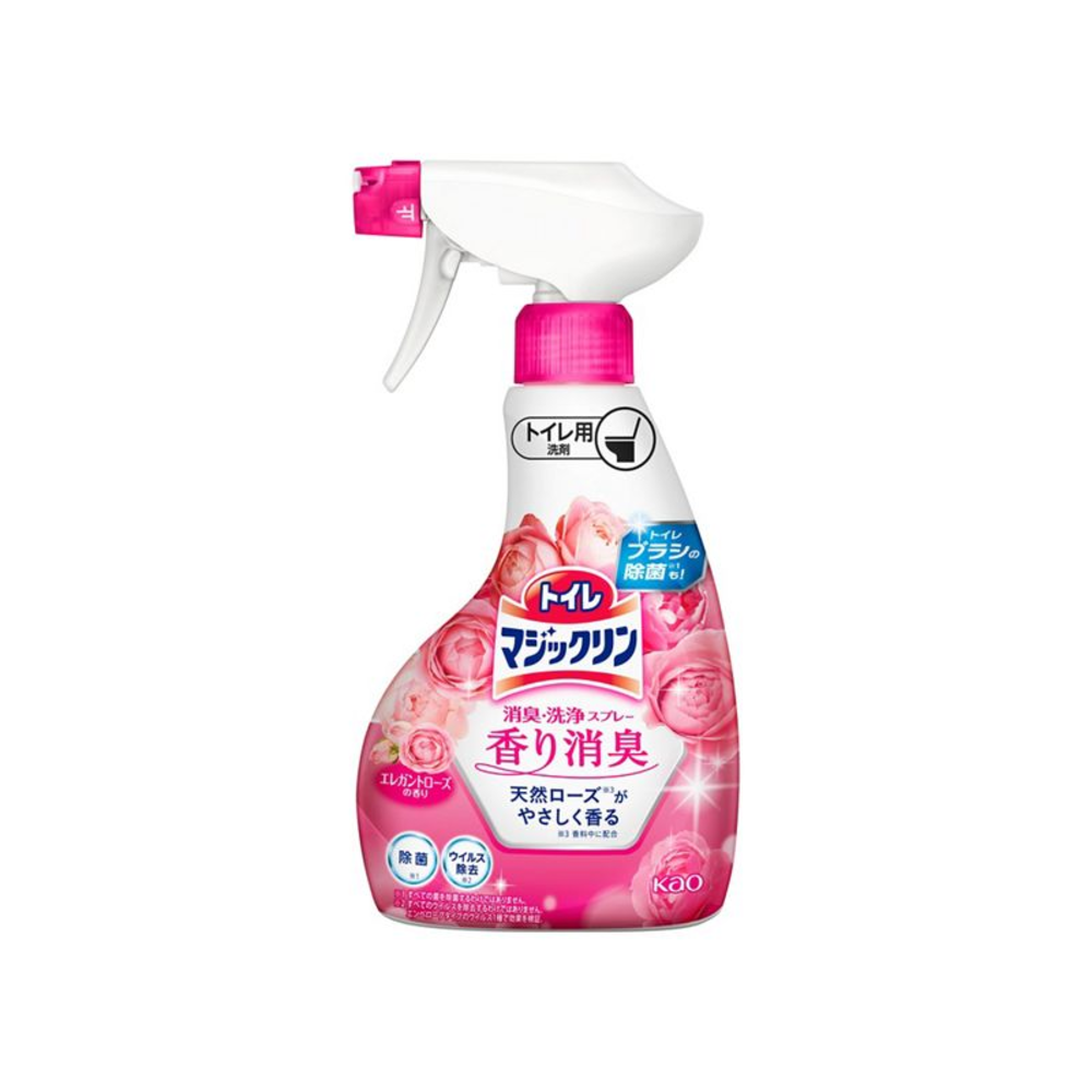 화장실 매직크린 화장실용 세척 스프레이 엘레강스로즈향 350ml