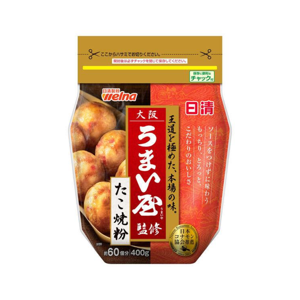 닛신제분 오사카 우마야 감수 타코야키 가루 400g