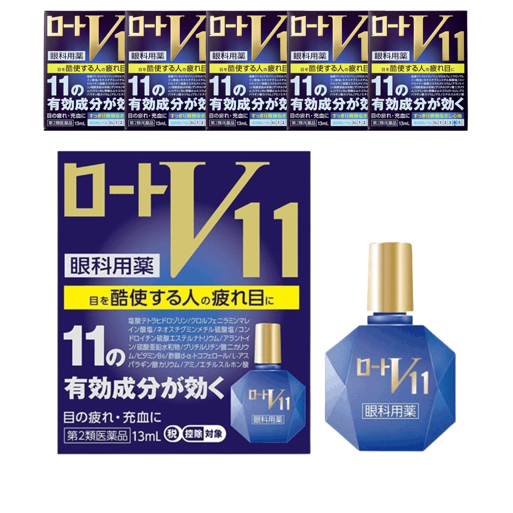 로토 V11 안약 13ml, 6개 세트