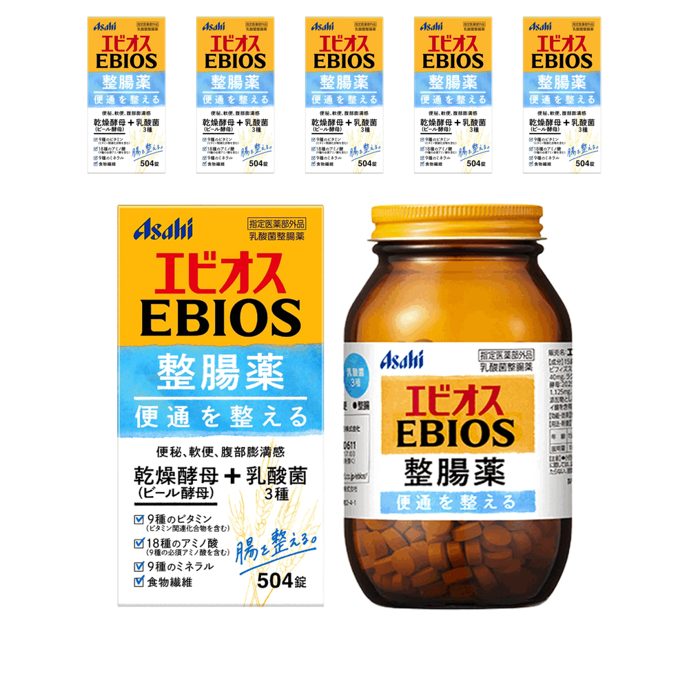 에비오스(EBIOS) 정장제 504정, 6개 세트