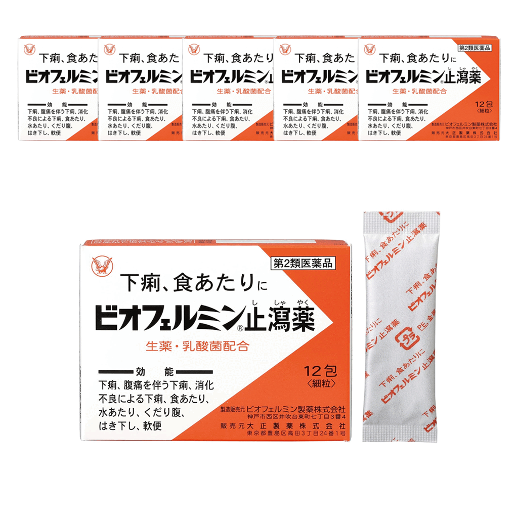 다이쇼제약 비오페르민 지사제 12포, 6개 세트