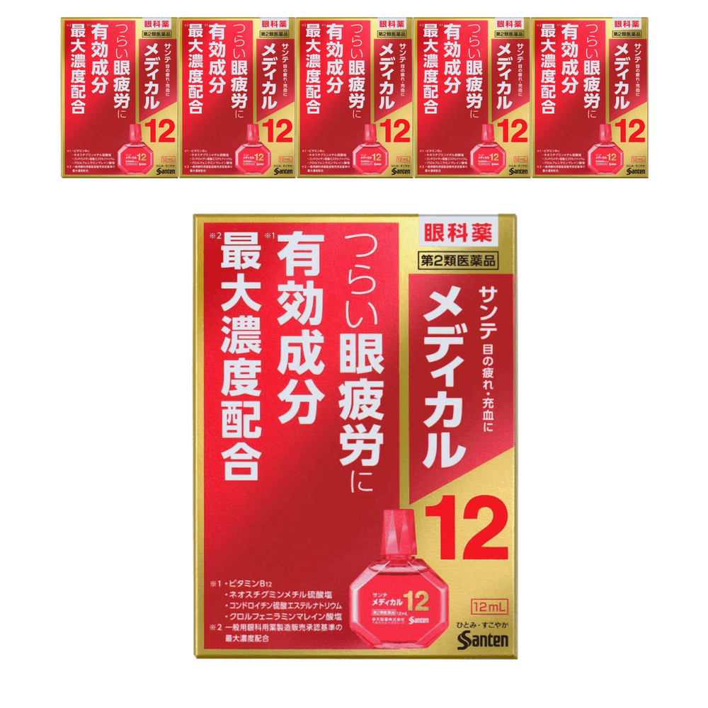 산테 세인트 메디칼12 안약 12ml, 6개 세트