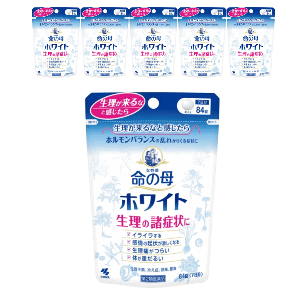이노치노 하하 화이트 84정, 6개 세트