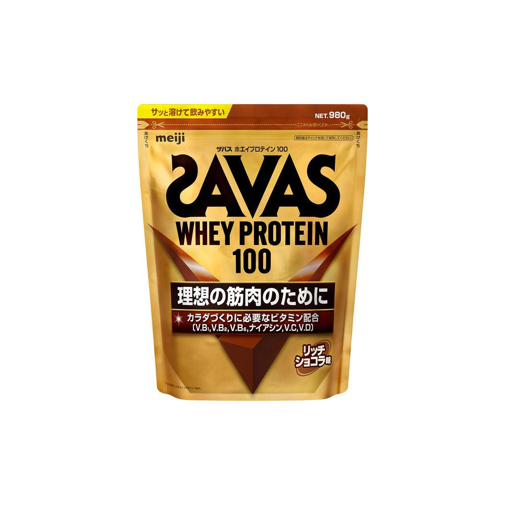 메이지 자바스 웨이프로틴100 리치쇼콜라맛 1봉지 (980g)