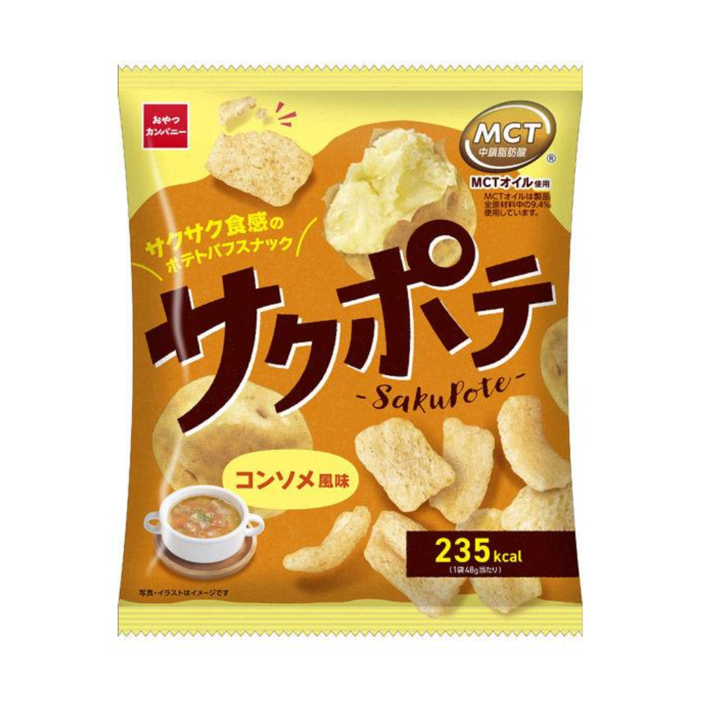 오야츠컴퍼니 한번에 먹기좋은 사쿠포테 콘소메맛 48g