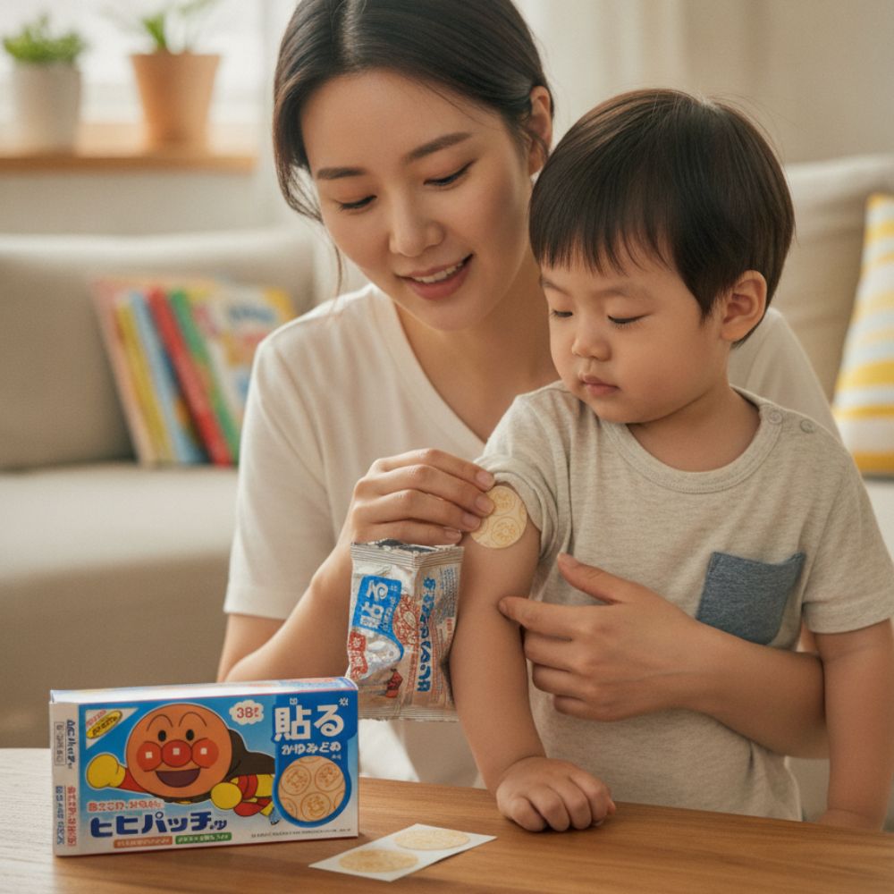 일본 모기패치 호빵맨 원리부터 부작용까지 완벽 가이드