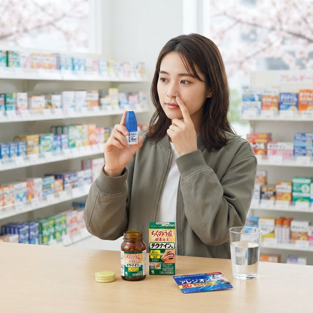 일본 알레르기 비염약, 항히스타민제와 코 스프레이는 무엇이 다를까?